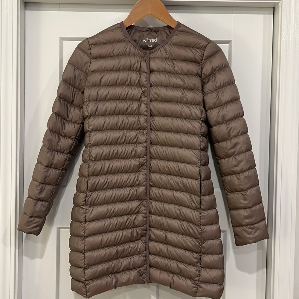 Wilfred Brown Puffer Jacket